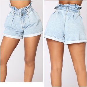 High waist shorts